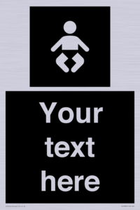 Custom information: black panel baby change